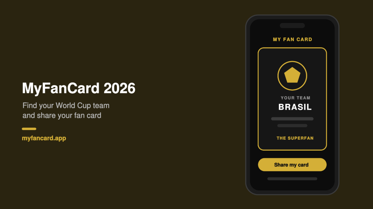 MyFanCard, find your World Cup 2026 team